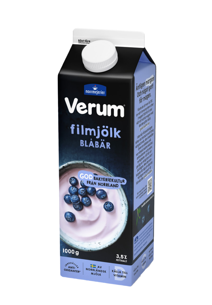 Blåbär Filmjölk
